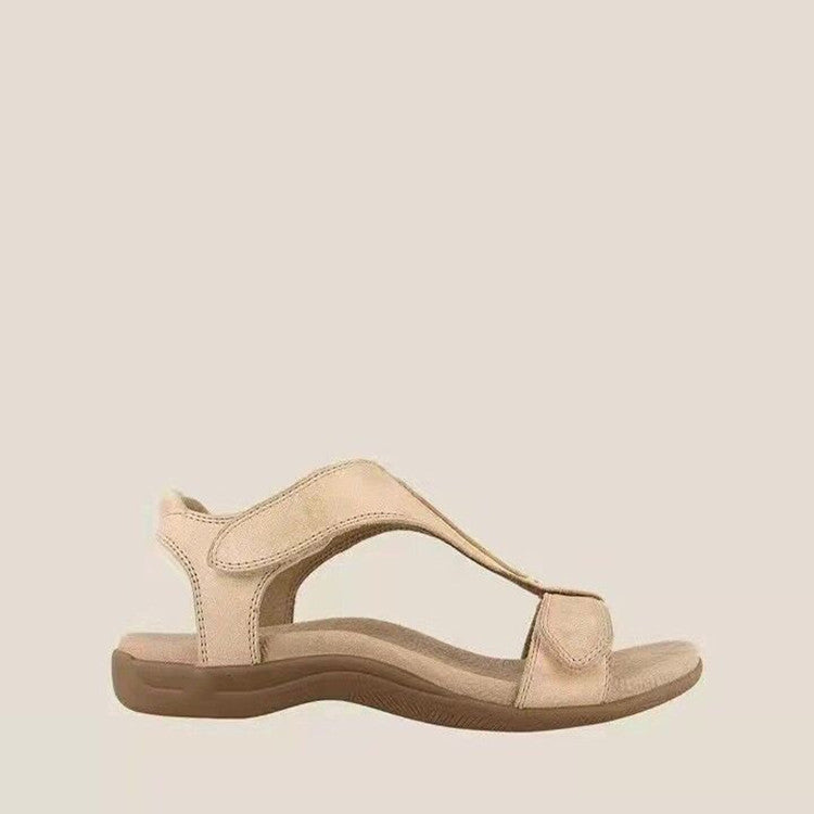 👡 Dámske sandále na platforme z mäkkej kože -