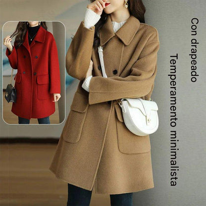 🌈🩰Promoción destacada 39%: nueva chaqueta de cachemir de doble cara de alta calidad para otoño-invierno, apta para varias temporadas