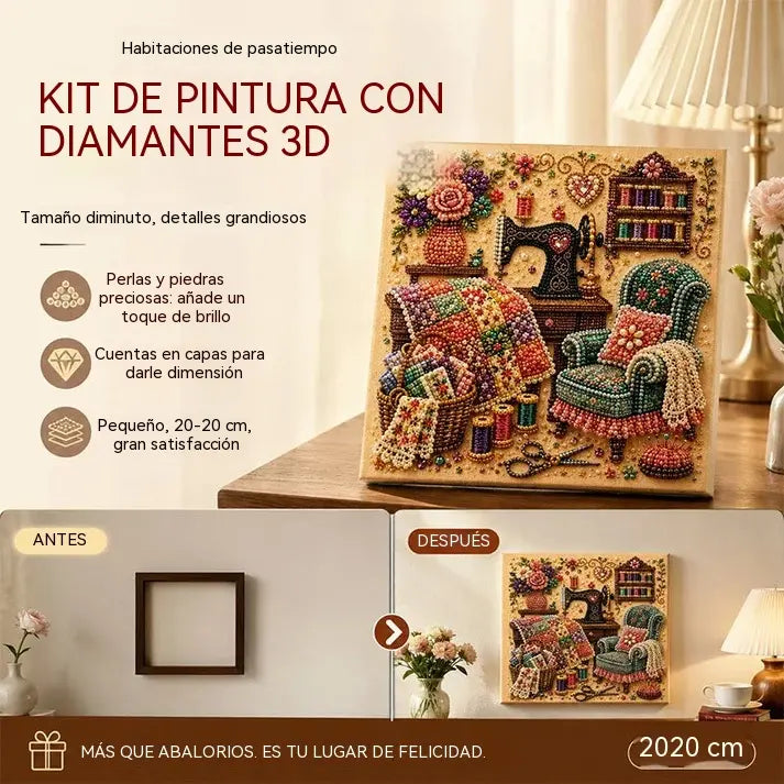 📢📢1 piezas 26 euro⏰Kit de Diamond Art «Creative Escape»