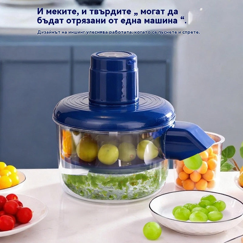 ⏳Оферта за ограничено време⏰Прозрачна електрическа белачка за плодове и зеленчуци🍇🧄