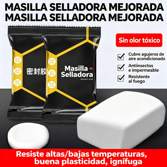 🔧 Masilla Selladora Impermeable Blanca – Repara Agujeros de Aire Acondicionado, Paredes y Tuberías 💧🏠