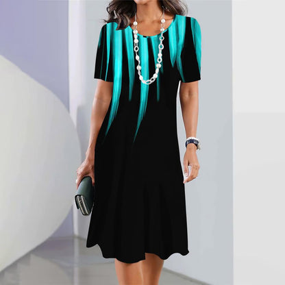 🔥【S-5XL】Elegante vestido retro de cuello redondo 2026