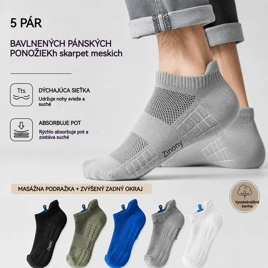 🧦【Balenie 10 párov】🧦Vylepšené pánske ponožky dýchavé, antibakteriálne a odolné voči zápachu – novinka 2026