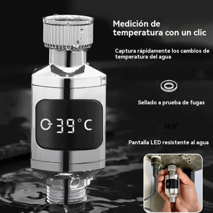 🔥¡Compra 1 y llévate 1 gratis! 🔥🚿Termómetro de ducha impermeable con pantalla LED (Celsius)🌡️