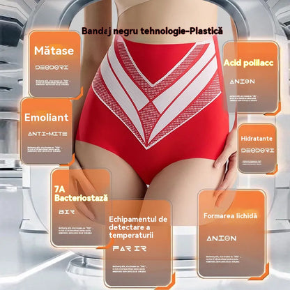 🥰😍【Balenie 4 ks】7A- bezšvové antibakteriálne spodné prádlo na zdvihnutie bokov a stiahnutie pásu