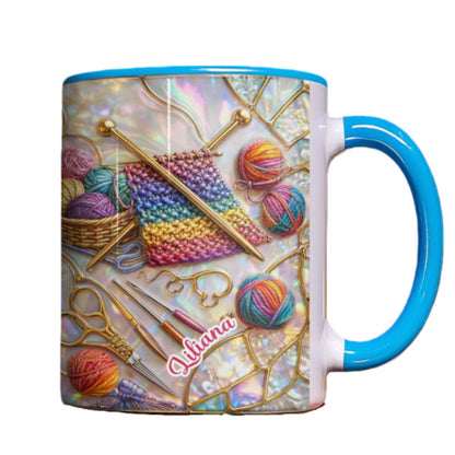 🧵☕【50% sleva!】Hrnek s motivem šití – perfektní dárek pro kreativní duše, které rády šijí