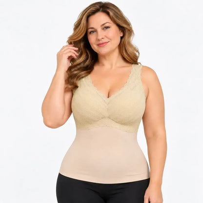 【L-3XL】Nuevo chaleco térmico para mujer para otoño e invierno: con inserciones, grueso, cálido, sin costuras, de calentamiento rápido, adecuado para uso diario.