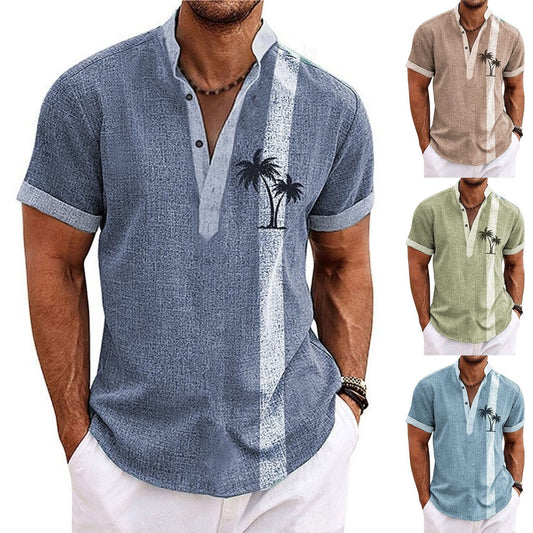 🧢🌴【S-6XL】Pánske ležérne košele 2025 👍 Bavlnený materiál, vhodné na dovolenku aj leto🌞