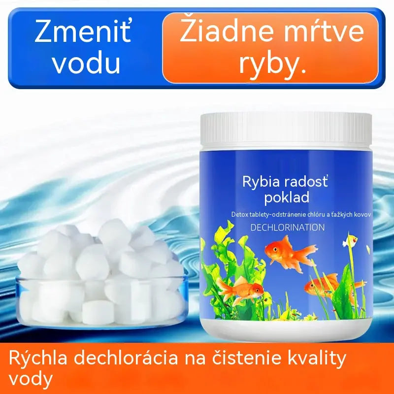 🐟【300 tabliet】💧 Šumivé tablety na čistenie vody v akváriu a jazierku 🔥