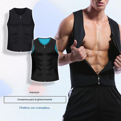 🔥-35% OFF⚡🚀【S-4XL】Chaleco ajustable con cremallera para hombre – Ligero y versátil