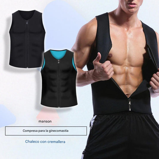 🔥-35% OFF⚡🚀【S-4XL】Chaleco ajustable con cremallera para hombre – Ligero y versátil