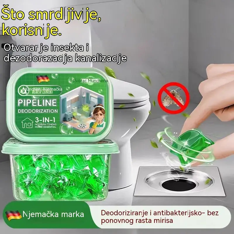 3 paquetes (150 comprimidos) por 25 € – 🔥🎉🎉. Cápsulas bioenzimáticas para eliminar los malos olores de los desagües.