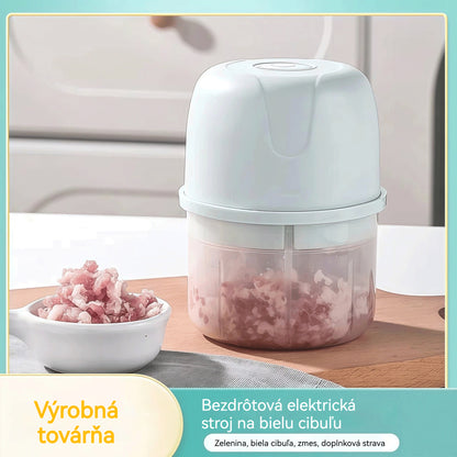 💥 Posledný deň výpredaja! 50 % zľava! ⏰ Predaných viac ako 50 000 kusov! 🎅 Elektrický sekáč na cesnak, mini prenosný sekáč na zeleninu
