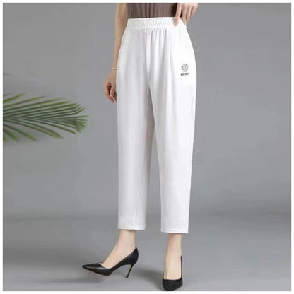 【40-80 KG】Adecuado para cualquier figura Pantalones casuales de verano de nueve minutos de verano