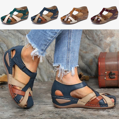 ✨🩰【Sezonska ponudba】【35–43】Ženski udobni rimski sandali iz mehkega usnja – Znižana cena Omejena ponudba