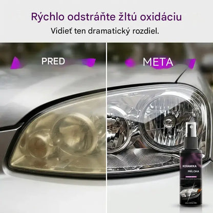 【2 sady 27 €】Súprava na starostlivosť o svetlomety: Denné čistenie, leštenie a renovácia svetlometov auta.