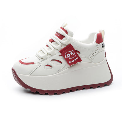 👟✨【+5 cm de altura】Zapatillas casual de estilo deportivo con suela gruesa – Modernas, cómodas y fáciles de combinar 💫