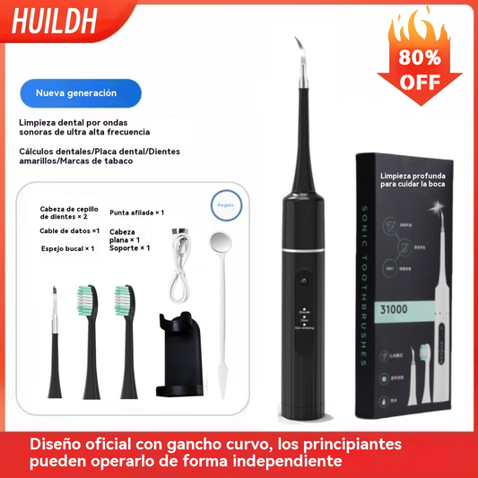 ✨🦷【SMART🔥-40%】Limpiador dental ultrasónico 2 en 1, eliminador de sarro y cepillo de dientes eléctrico