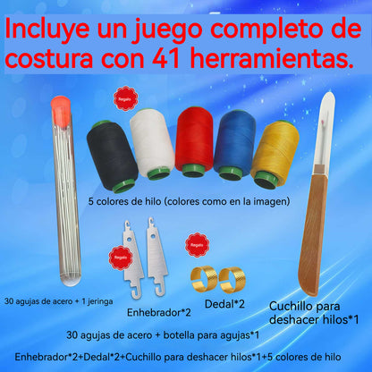 【Compra 1 y recibe 1 gratis】🧵🧰 Kit completo de costura 41 en 1 – práctico, resistente y fácil de usar en casa ✂️