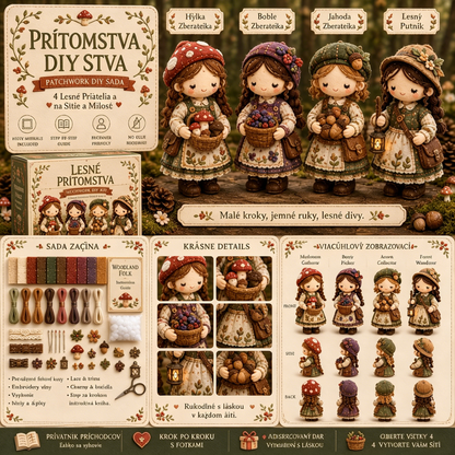 🎁Posledný deň: Využite zľavu 49 %! 🧵 Miniatúrna patchworková sada zo série Miniature World.
