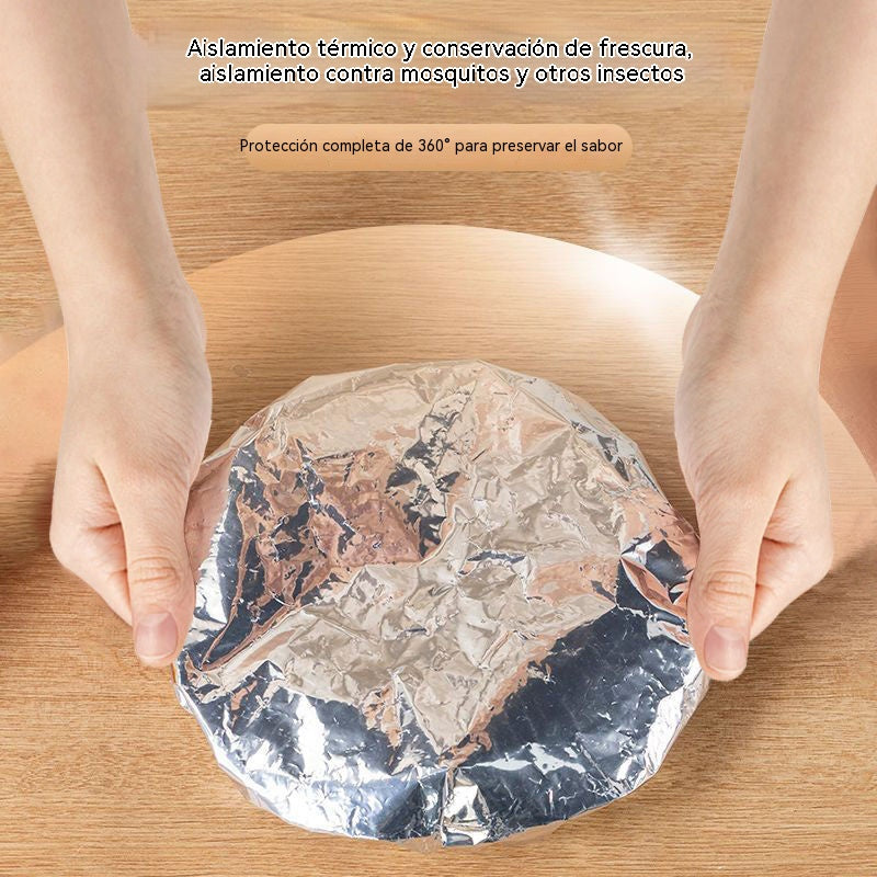 🔥🔥【50 piezas】🍎🔥 Cubierta térmica de papel de aluminio apto para alimentos | Reutilizable