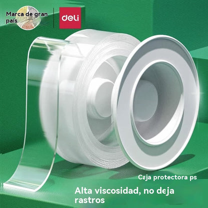 💧【Compra uno y llévate otro gratis】Cinta acrílica transparente, nanoadhesiva de doble cara, de alta viscosidad, resistente al agua y al polvo.