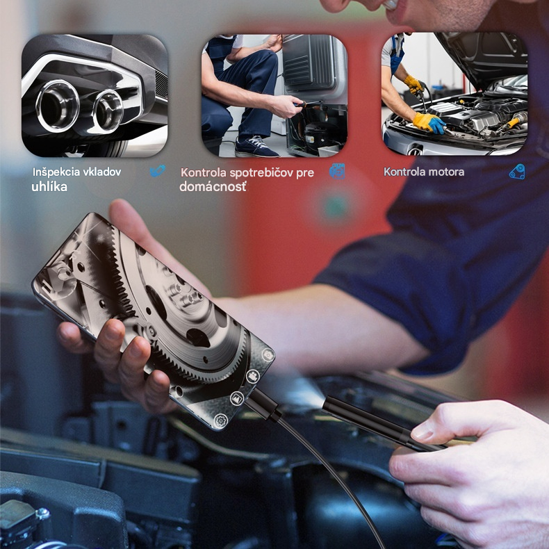 🔧📱 【50 % zľava】 Nový priemyselný endoskop, priamy Type-C konektor pre Android, vodotesný endoskop