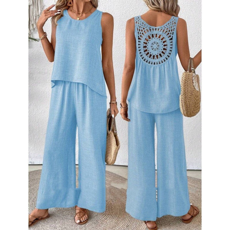 ✨ Ostatni dzień – rabat 50%! ✨【S-2XL】Damska letnia zestaw odzieży codziennej, wygodna i przewiewna. Luźny i modny krój
