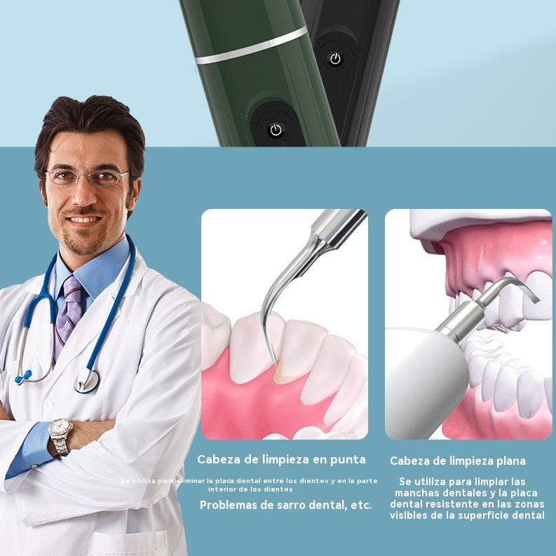 ✨🦷【SMART🔥-40%】Limpiador dental ultrasónico 2 en 1, eliminador de sarro y cepillo de dientes eléctrico