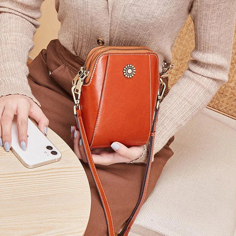 🔥👜[Časovno omejena promocija] 💖2026 nova mini večnamenska modna torba za čez ramo iz pravega usnja, majhna in izvrstna