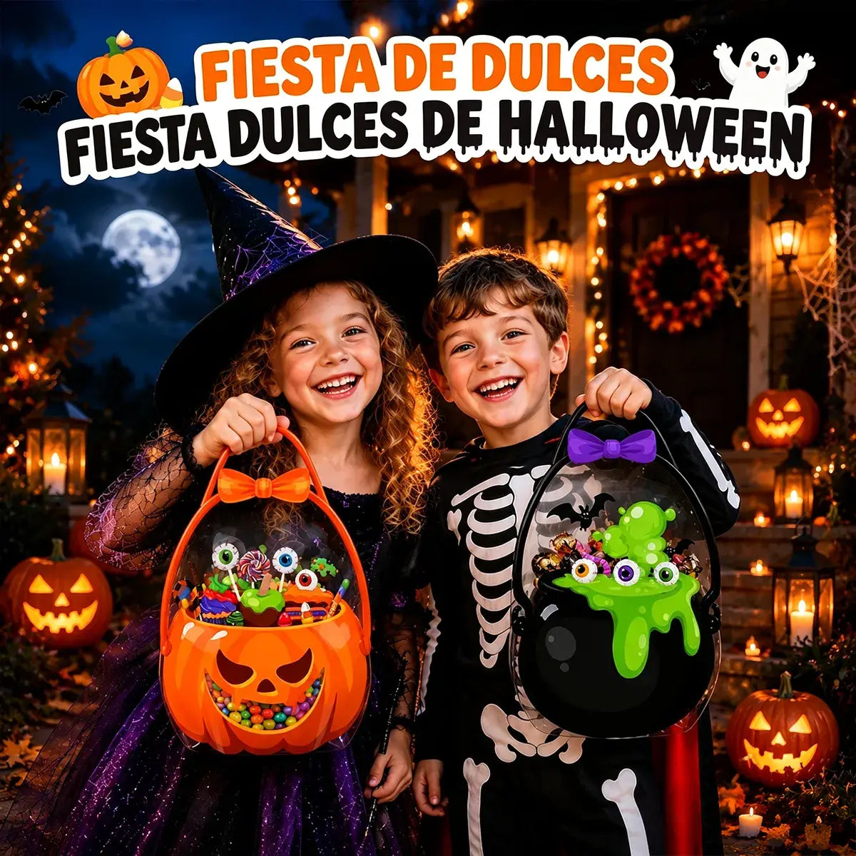 20 piezas 28€ 🎃Bolsas de plástico para dulces de Halloween, bolsas para caramelos de truco o trato