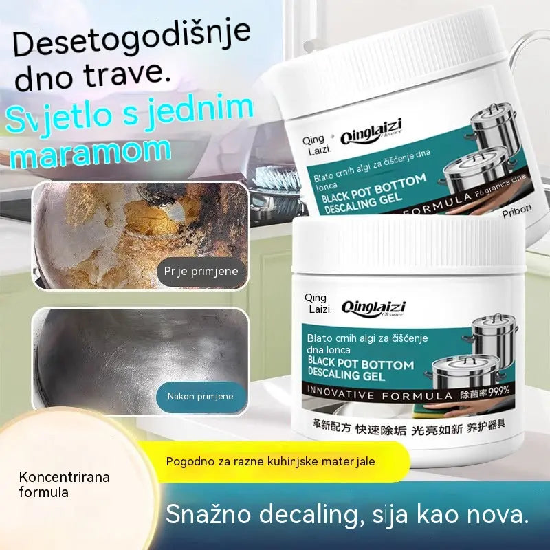 🔥Kupi jedan, dobij jedan gratis🔥 Snažno sredstvo za čišćenje za uklanjanje crnih mrlja s dna lonaca.