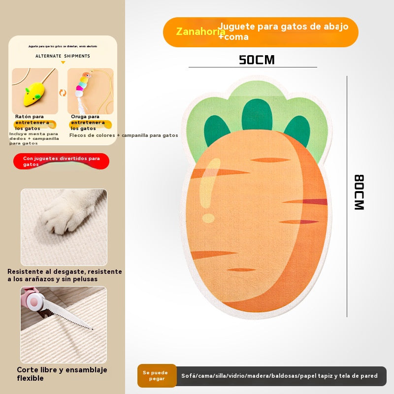 🏆【🔥Venta caliente】Rascador de pared para gatos que no requiere instalación - Rascador vertical Cube