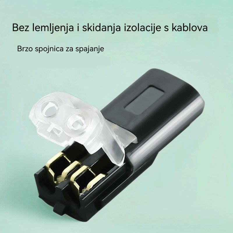🏆 Konektor za spajanje s dvije žice i sigurnosnom kopčom