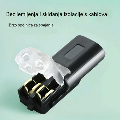 🏆 Konektor za spajanje s dvije žice i sigurnosnom kopčom