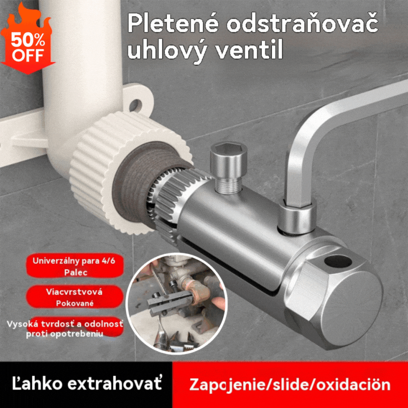 🔥【Obmedzená doba 50% zľavy】Odstraňovač pretrhnutých závitov pre rohový ventilový kohútik, univerzálne nástroje pre ventilové kohútiky
