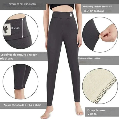 ✨⛄【Compra 1 y llévate 1 gratis🔥】【S-5XL】Leggings térmicos de lana para mujer — imprescindibles para otoño/invierno 2025