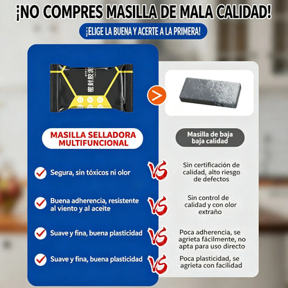 🔧 Masilla Selladora Impermeable Blanca – Repara Agujeros de Aire Acondicionado, Paredes y Tuberías 💧🏠