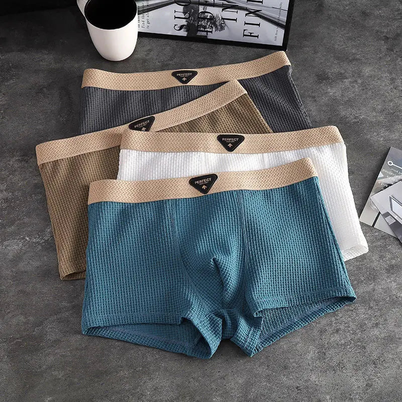 🔥🩲 (6 unidades) Ropa interior masculina ultraligera, fina y transpirable de seda de hielo
