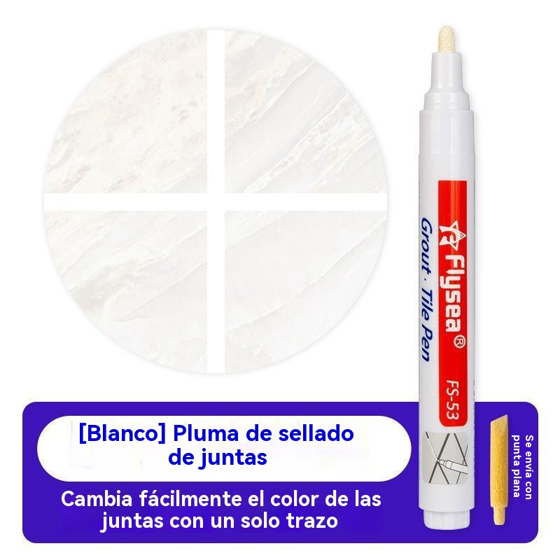 🔥【Paquete de 2】Lápiz para lechada de baldosas de cerámica resistente al moho y al agua