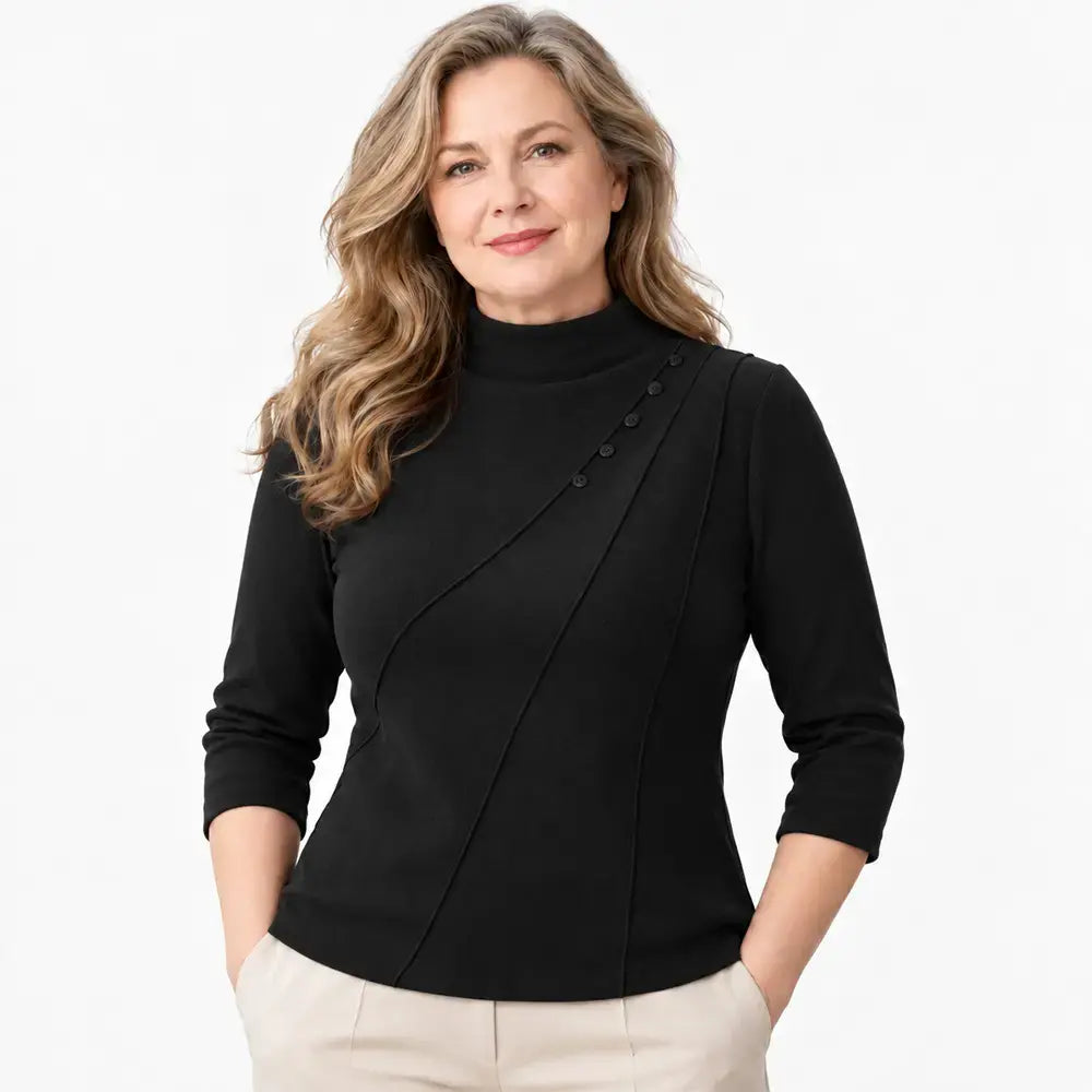 Nuevo modelo:-50%✨ ¡Tu prenda superior favorita para el otoño-invierno! Una prenda cómoda y elegante para mujeres de mediana edad.