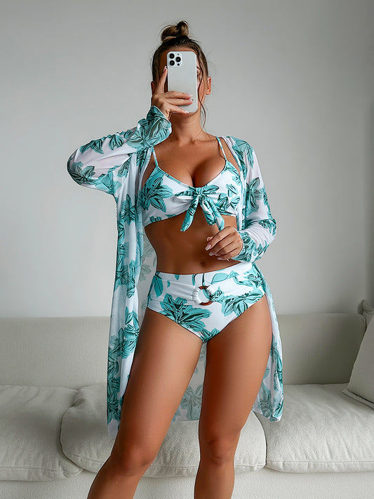 ✨【Kúp 1 a 1 zadarmo】👙Nové módne trojdielne plavky, k dispozícii viac farieb