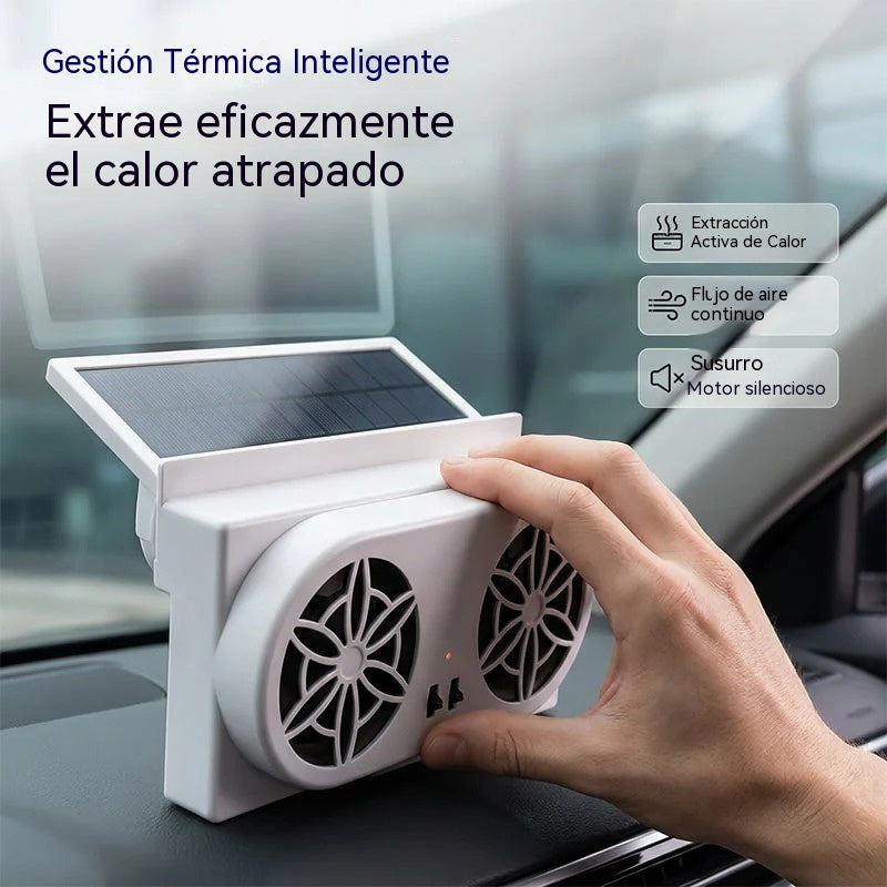 50%OFF🌀Ventilador para coche alimentado por energía solar
