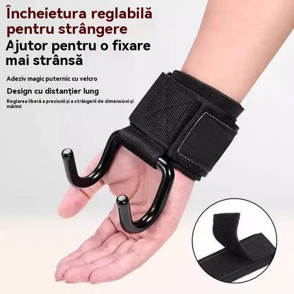 💪【Cumpără 1, primești 1 gratuit】🔥Super Valoare🔥Suport pentru încheietura mâinii Hook - Suport auxiliar pentru încheietura mâinii pentru fitness și sport