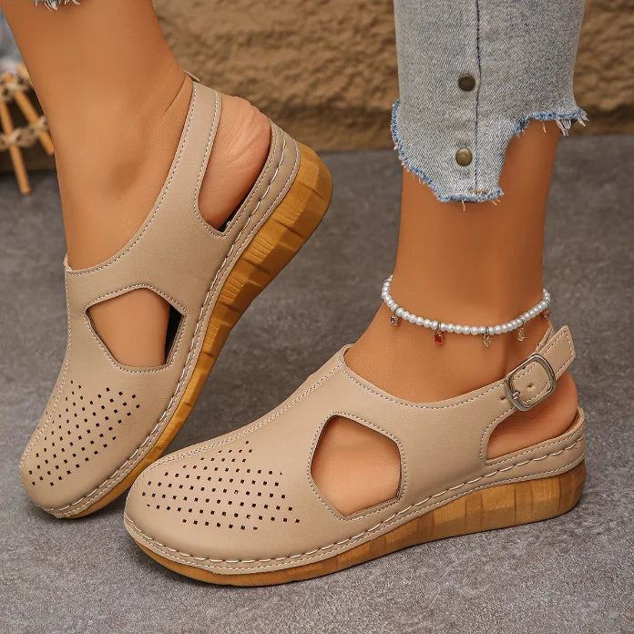 💖【Tallas 36-43】Sandalias de plataforma cerradas para mujer | Comodidad y estabilidad