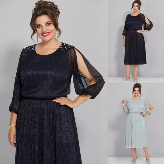 💖💖【S-5XL】🍁🍂Vysoko kvalitné elegantné jesenné a zimné šaty v novom štýle 3838753