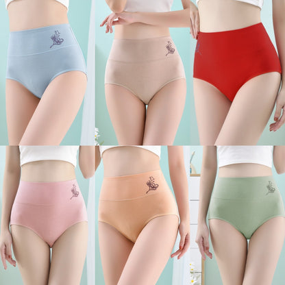💖Posledný deň 50% zľava - Nohavičky na zdvihnutie bokov z čistej bavlny s vysokým pásom pre väčšie veľkosti [40-100 kg]