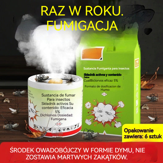 🚫🦟🪳【12 sztuk】Silna mgła owadobójcza, dociera do każdego zakamarka 💨