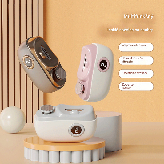 ✂️💅🔥Kúpte 1 a získajte 1 zadarmo!🔥 Viacfunkčný elektrický lim pre nechty, elektrický strihač nečtov s ochranou pred pípnutím