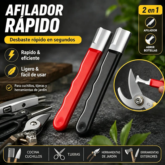 🔪Compra 1 y recibe 1 gratis✨ Afilador Portátil de Cuchillos y Tijeras – Recupera el Filo en Segundos 💥